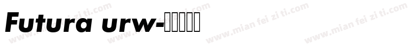 Futura urw字体转换